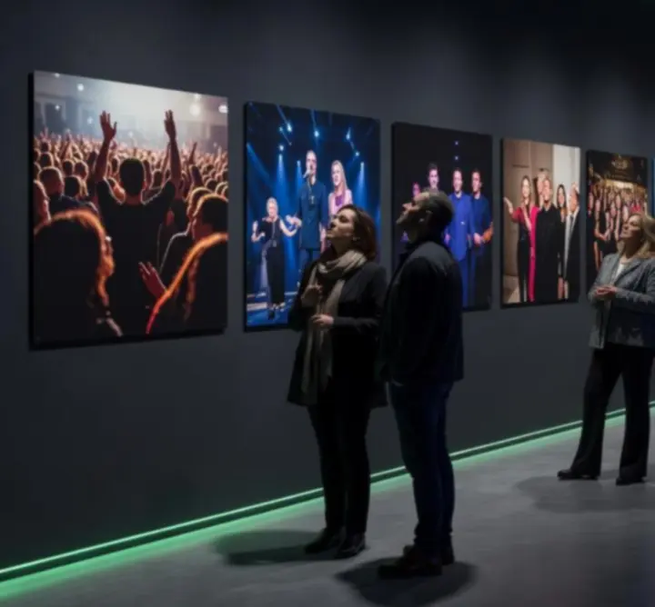 Modern, hangulatos eseményeket bemutató galéria